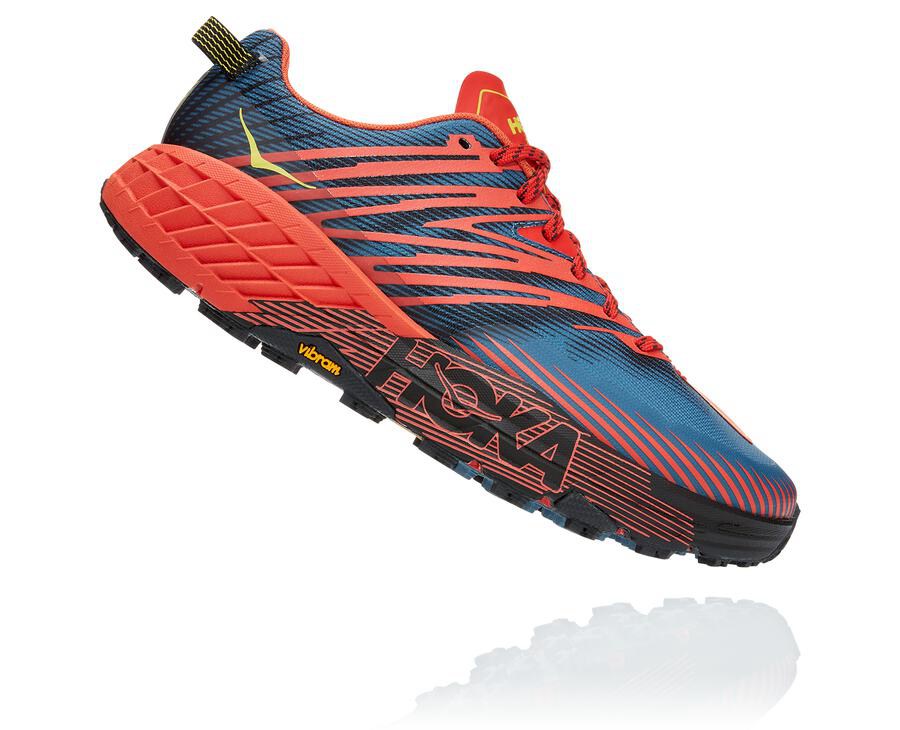 Zapatillas Trail Hoka One One Hombre - Speedgoat 4 - Rojas - BUQ754903